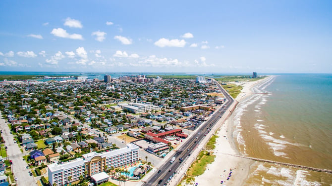 October in Galveston