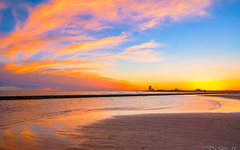 Sunset on the Beach